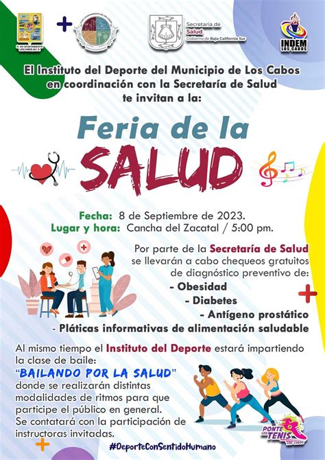 Gobierno De Los Cabos Invita A Participar En La Feria De La Salud