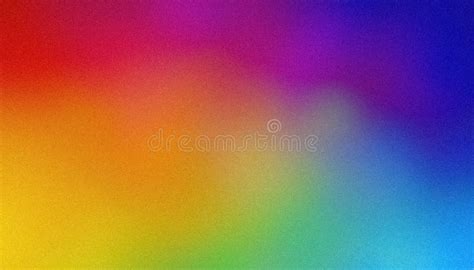 A Grainy Texture Overlays a Seamless Rainbow Gradient Stock Photo ...