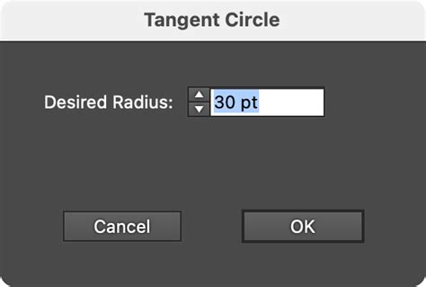 Tangent Circle Tool Operation | Astute Graphics Documentation