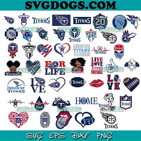 Tennessee Titans Bundle Svg Png Nfl Tennessee Titans Svg