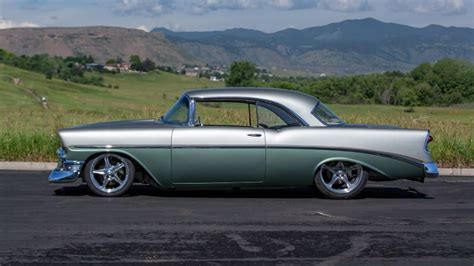 1956 Chevrolet Bel Air Resto Mod For Sale At Auction Mecum Auctions