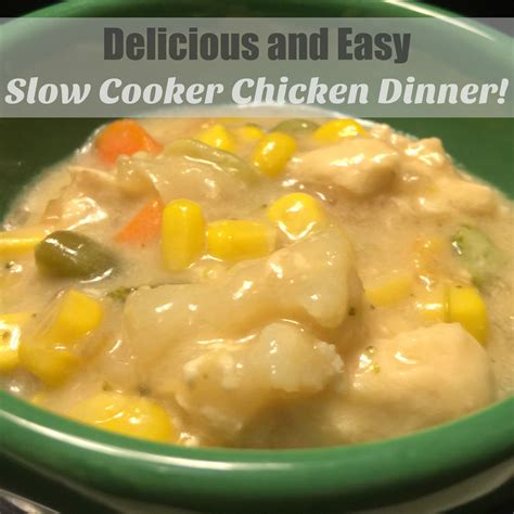 Delicious And Easy Slow Cooker Chicken Dinner Ninjakitchen ⋆