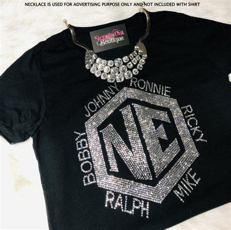 New Edition Bling Rhinestone Shirt Bling New Edition Shirt Etsy