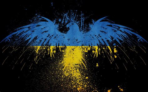 Ukraine Desktop Wallpaper | Eagles Flags Ukraine Ukrainian Flag Eagle ...