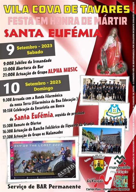 Festas De Santa Euf Mia Em Vila Cova De Tavares