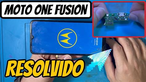 Motorola One Fusion Liga E Desliga Conector De Carga Em Curto Como