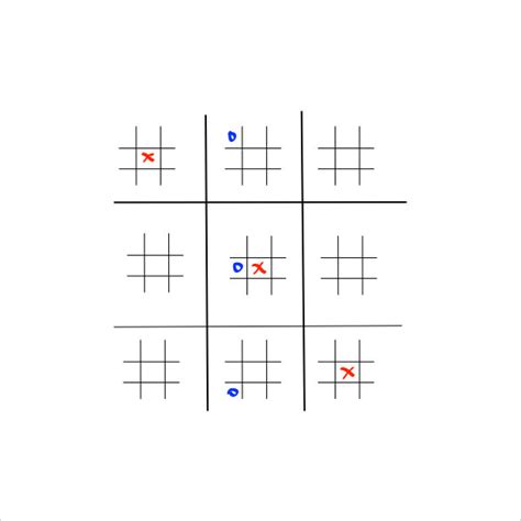 Tic Tac Toe Samples Sample Templates