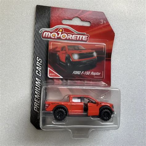 Majorette Premium Cars Ford F Raptor Orange Neuf Rare Casting