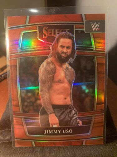 Panini Select Wwe Concourse Red Prizm Jimmy Uso Z Ebay