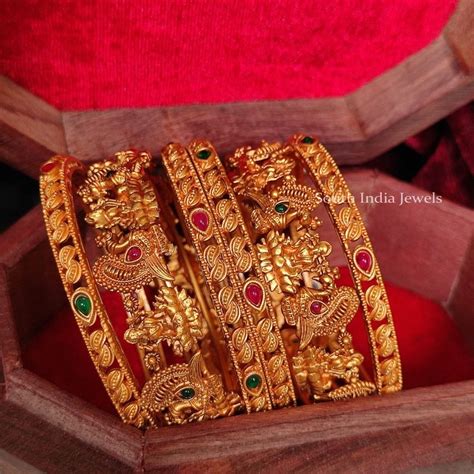 Gorgeous Bridal Bangles Set South India Jewels