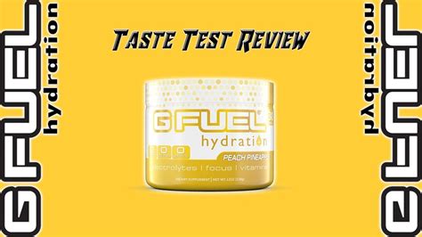 Gfuel Hydration Peach Pineapple Taste Test Youtube