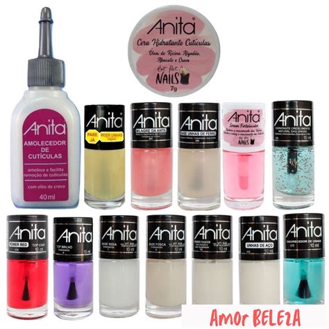 Linha De Tratamento De Unhas Anita Você Escolhe Shopee Brasil