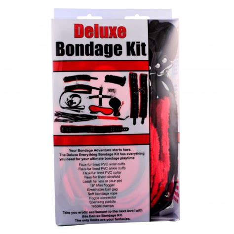 Deluxe Everything Bondage Kit Red Sex Toys At Adult Empire Free