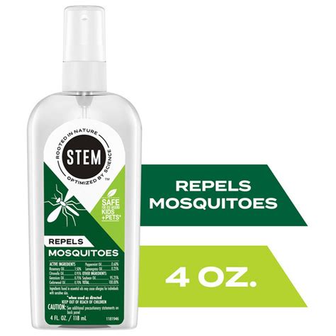 Stem Repels Mosquitoes Mosquito Repellent Spray With Botanical Extracts 4 Fl Oz Delivery Or