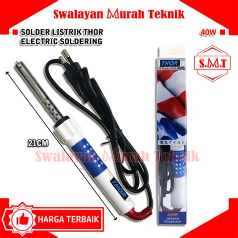 Jual Thor Solder Listrik W American Bendera Usa Soldering Iron