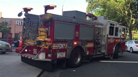 Fdny Engine Tower Ladder Responding In The Bronx Youtube