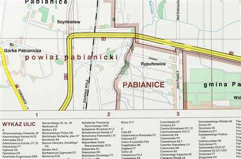 ŁÓDŹ MAPA SAMOCHODOWA DO WPINANIA JOKART