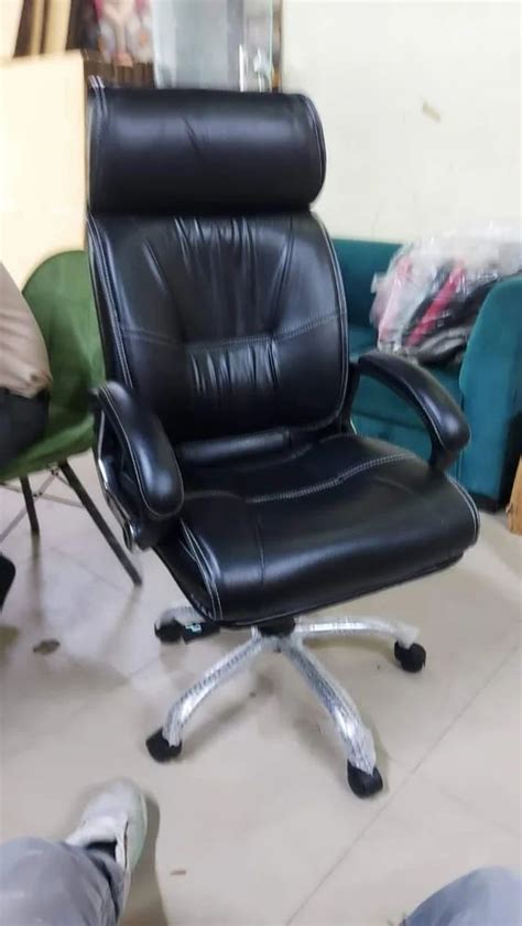 Leather High Back Boss Chair Fixed Arm At Rs In Lucknow Id