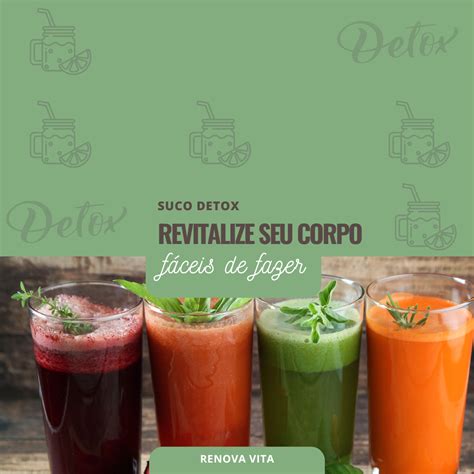 Suco Detox Revitalize Seu Corpo Caroline Scheuermann Hotmart