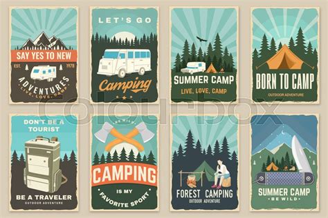 Retro Camping Poster