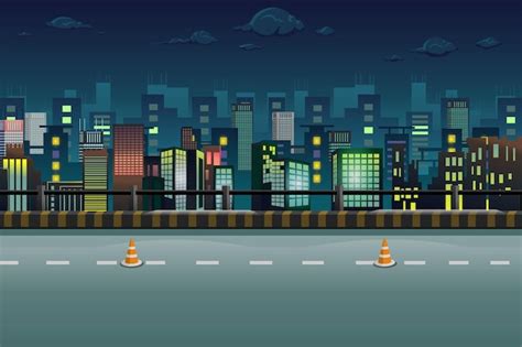 2d City Game Background