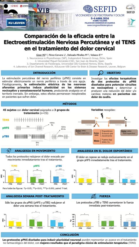 Póster VI Congreso Internacional de Fisioterapia y Dolor