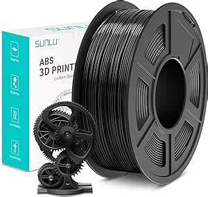 Filament ABS 1 75 Mm Do Drukowania 3D Filament ABS SUNLU Czarny 1 75