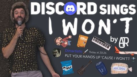 Discord Sings Ajr I Won T Shorts Youtube