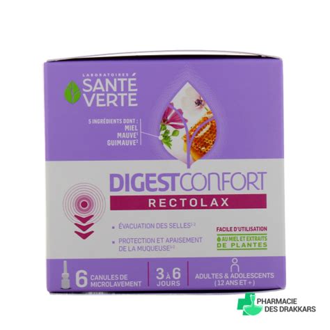 Sant Verte Digestconfort Rectolax Microlavement Pour Constipation