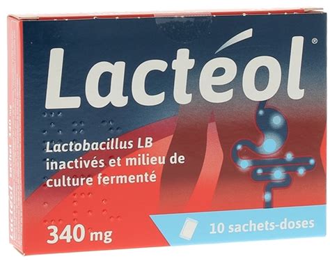 Lacteol 340mg buvable en sachet dose boîte de 10 sachets