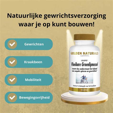 Golden Naturals Vloeibare Groenlipmossel Kopen Goldennaturals Nl