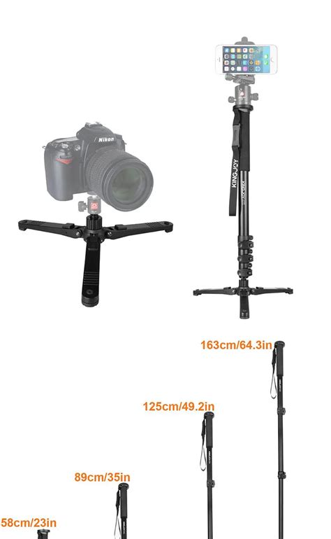 Kingjoy Mp3008f167cm Monopod For Selfie Stick And Microphone Stand