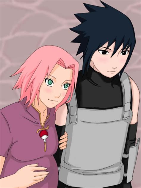 Sasuke and Sakura Photo: sakura and his child | Sasusaku, Sakura and sasuke, Sakura