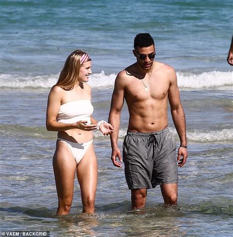 Tennis Ace Eugenie Bouchard Shows Off Her Incredible Physique In A Sporty White Bikini Daily
