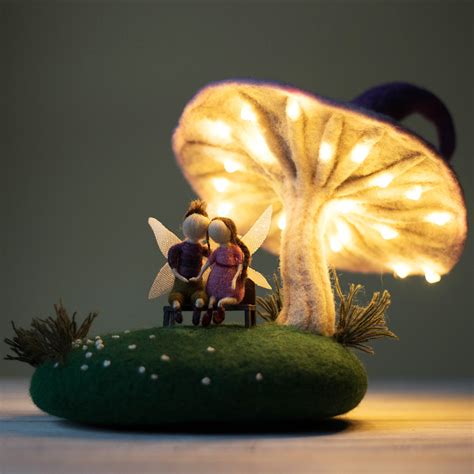 Mushroom Lamp Bedside Lamp Fairy Lamp Magic Lamp Etsy