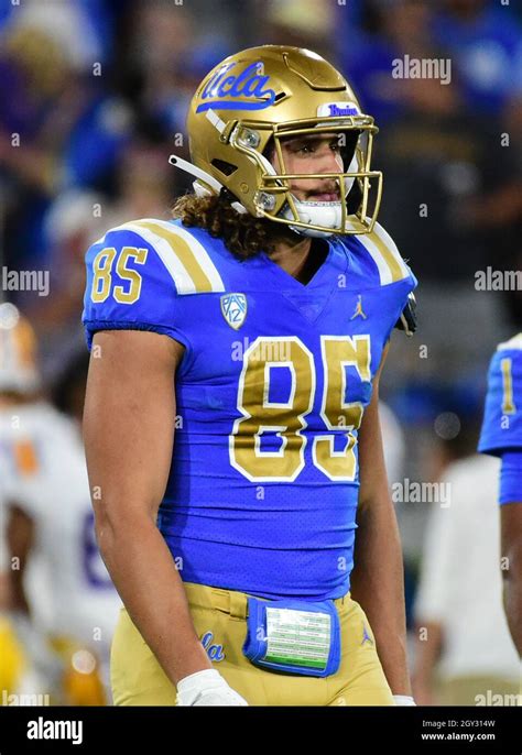 Pasadena Ca September Ucla Bruins Tight End Greg Dulcich