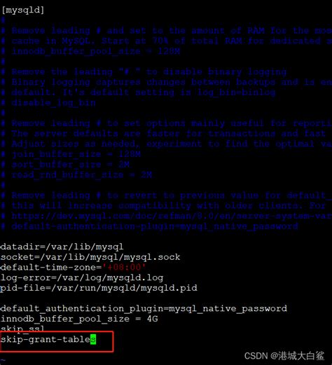 The Mysql Server Is Running With The Skip Grant Tables Skip