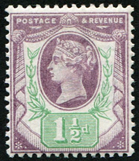 1½d SG 198 VARIETY PALE DULL PURPLE VERY PALE Embassy Philatelists