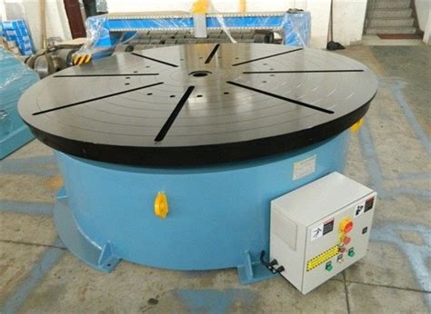 Horizontal Welding Motorized Rotary Table Positioner 10 T For 1400 Mm