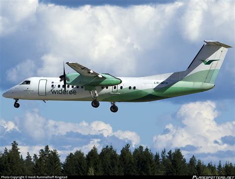 LN WFH Widerøe De Havilland Canada DHC 8 311 Dash 8 Photo by Heidi