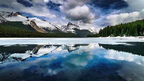 Wallpaper Trees Landscape Mountains Lake Water Nature