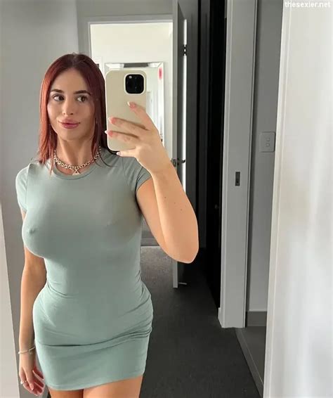 28 Hot Busty Babe Isabelle Jade In Tight Dress Without Dress Hiij31