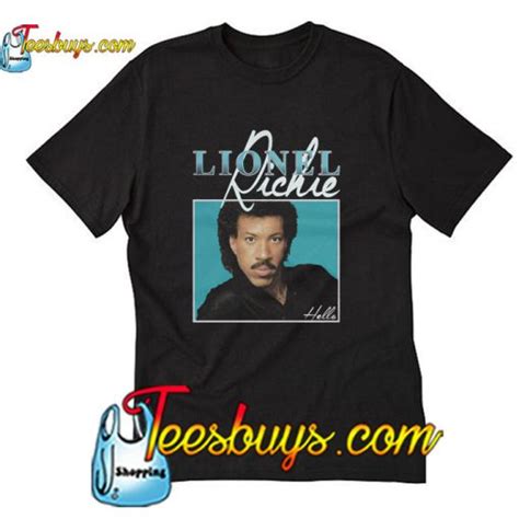 Lionel Richie Black T-Shirt Pj