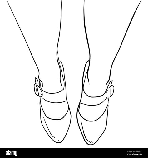 Feet drawn Cut Out Stock Images & Pictures - Alamy