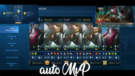 Auto Mvp Push Rank Pagi Youtube