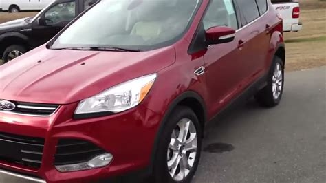 New 2013 Ford Escape Sel Ruby Red Youtube