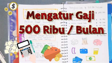 BUDGET SAVING Rp 500 000 Sebulan Cara Mengatur Keuangan Gaji Kecil