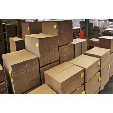 Cardboard Brown 5 Ply Corrugated Packaging Sheet Gsm 80 120 At Rs