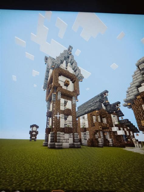 Clock tower I made : Minecraft