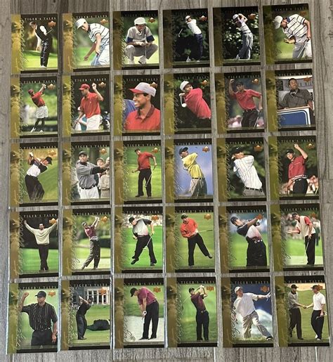 2001 Upper Deck Tiger S Tales Tiger Woods TT1 TT30 Complete Golf